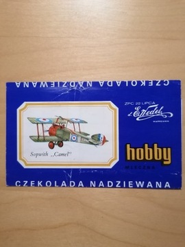 Opakowanie E. Wedel hobby Sopwith Camel