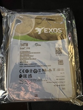 Dysk twardy HDD Seagate Exos X16 14TB SAS