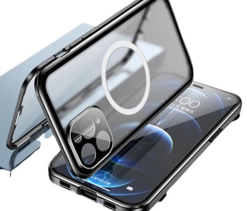 Etui Magnetyczne DUAL GLASS MAGSAFE do iPhone 14