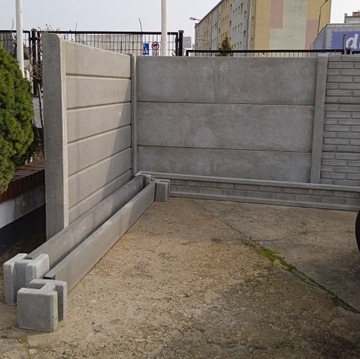 Płoty ogrodzenia betonowe sprzedaż montaż jednostronne dwustronne