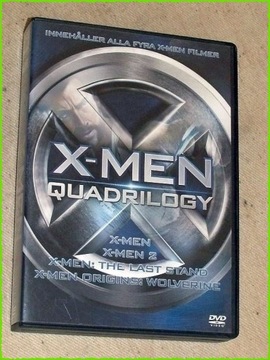 X-MEN  QUADRILOGY / 4 x dvd  / jęz. ang