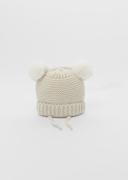 Nowa czapka zimowa niemowlęca ZARA 
