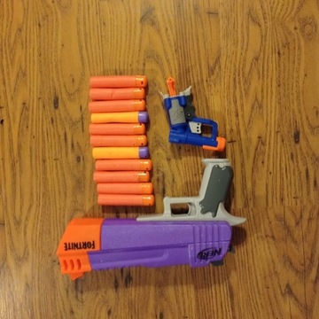 nerf fortnite + nerf Jolt + strzałki