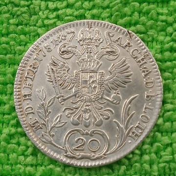 1781 Austria SREBRNYCH 20 krajcarów 