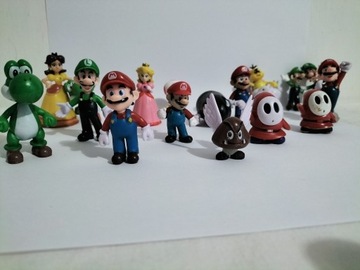 Mario Bros figurki 17 szt Nintendo 