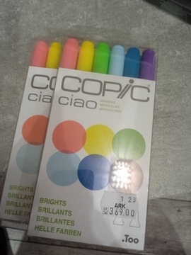 Zestaw Markery Brights  6 szt - COPIC Ciao 