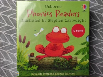 Nowy zestaw 12x Phonics Readers Usborne eng