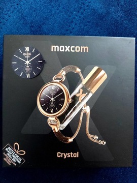 Smartwatch Maxcom FIT FW51 Crystal 40mm Czarno-Złoty