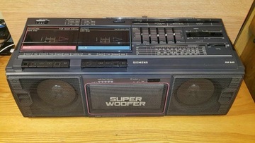 Siemens RM 840 zabytkowy boombox, radiomagnetofon