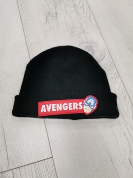Czarne czapka Avengers r. 54