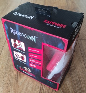 Słuchawki nauszne Redragon Sapphire Gaming Headset