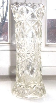 Piękny wazon Kryształowy 20 cm KRYSZTAŁ 