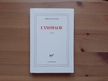 L'ANOMALIE Hervé Le Tellier