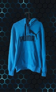 Niebieska hoodie Puma r. S