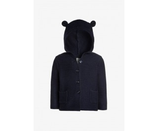 Baby GAP 80 86 sweter kaptur z uszami kardigan 