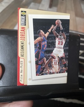 Unikat karta NBA UPPER DECK Assigment: Jordan