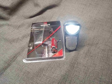Lampka rowerowa LED bateryjna na przód przednia