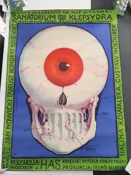 Plakat filmowy "Sanatorium pod klepsydrą" 1973r