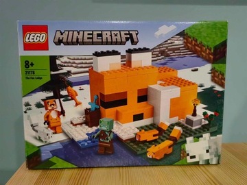 Lego 21178 minecraft lis, lisek, the fox lodge