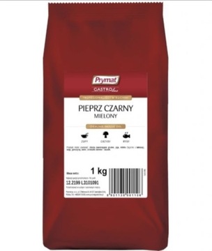 Pieprz Czarny mielony Prymat 1000 g 1 kg 