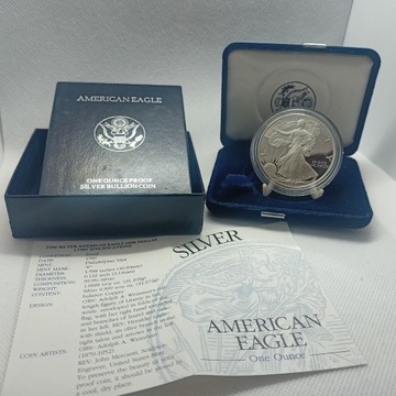 AMERICAN EAGLE 1996 AMERYKAŃSKI ORZEŁ PROOF ASE