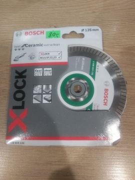 Tarcza Bosch XLock ceramic extraclean 125mm