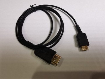 eXtraThin mini HDMI / HDMI cable 120 cm