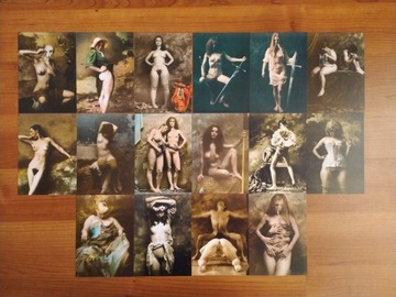 Jan Saudek Erotyka Nude malarstwo  Pocztowka N2