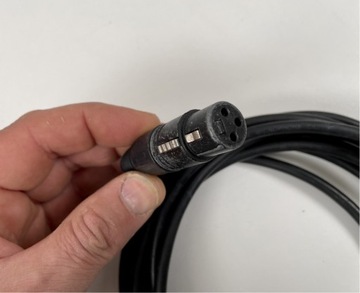 XLR kabel mikrofonowy 3m Klotz symetryczny NEUTRIK