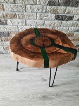 Stolik kawowy żywica epoxy table