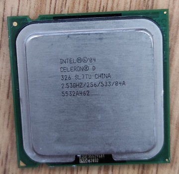 Procesor Intel Celeron D 326 SL7TU , 2.53GHz , 256