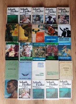 Arkady Fiedler - kolekcja 25 książek