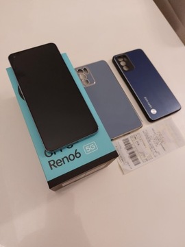 Oppo Reno 6 5G Niebieski Stan Bardzo Dobry Wrocław