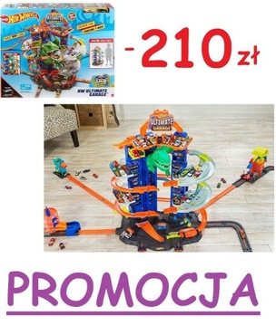 OGROMNY GARAŻ HOT WHEELS CITY MEGA ZESTAW 100 AUT