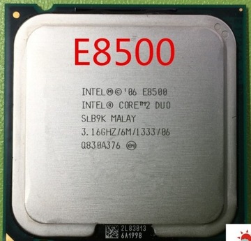 INTEL CORE2 DUO E8500