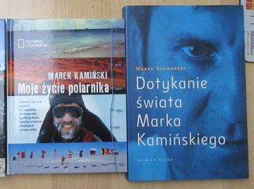 2 książki podróżnicze Moje życie polarnika Kamińsk