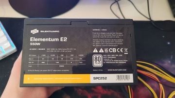 Zasilacz komputerowy silentiumPc elementum e2 550w