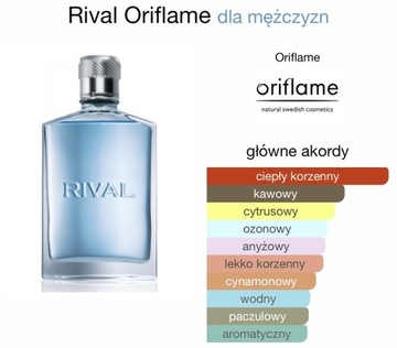 ORIFLAME Rival perfumy dla mężczyzn nowe w Folii!