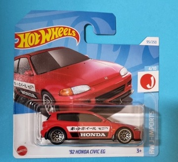 Hot Wheels `92 HONDA CIVIC EG 