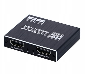 SPLITTER HDMI 2.0 1x2 4K UHD HDCP 2.2 Rozdzielacz