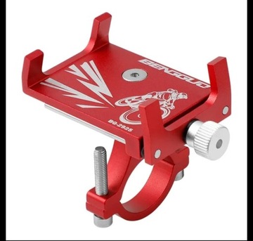 Uchwyt rower Aluminium do Telefony BENGGUO RED 