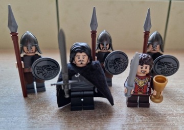 Lego Moc Gra o tron Jon Snow  Tyrion Castle 