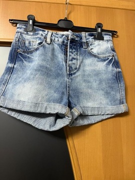 Krótkie spodenki jeansowe xs