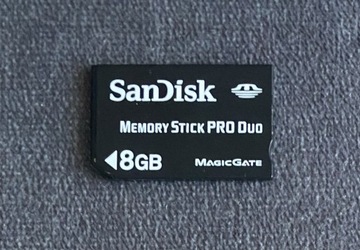 Karta pamięci Memory Stick Pro Duo Sandisk 8 gb