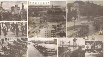 SZCZECIN lat 50-tych -- 1960 -- CIEKAWY ALBUM