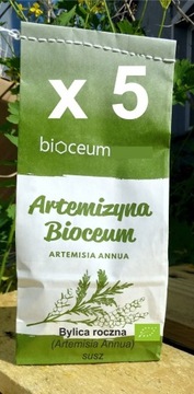 Zestaw 5x EKO susz Bylica Roczna (Artemisia annua)