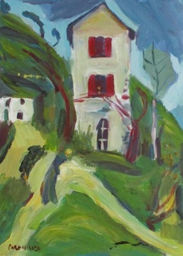 Biały dom, 33,5x24,5, Chaim Soutine