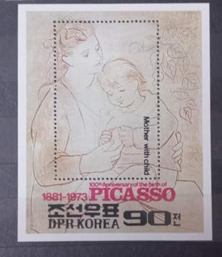 Znaczek poczotwy - Malarstwo - Korea - Piccaso