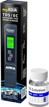 ARKA Aquatics  miernik z roztworem kalibracji