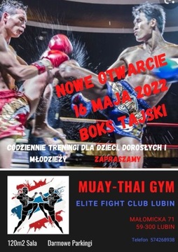 Zapraszamy na Nowe Zajecia Muay Thai w Lubinie